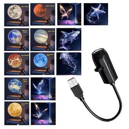 USB Galaxy Projection Light(3 colors )