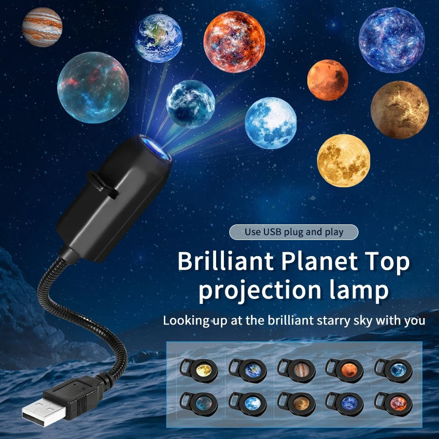 USB Galaxy Projection Light(3 colors )