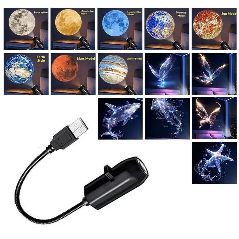 USB Galaxy Projection Light(3 colors )